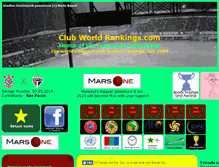 Tablet Screenshot of clubworldrankings.com